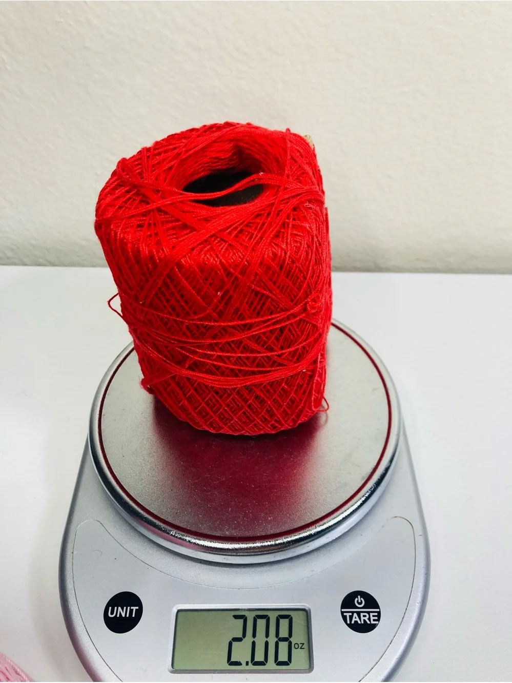 3.88 oz Pink & Red Cotton Thread Bundle
